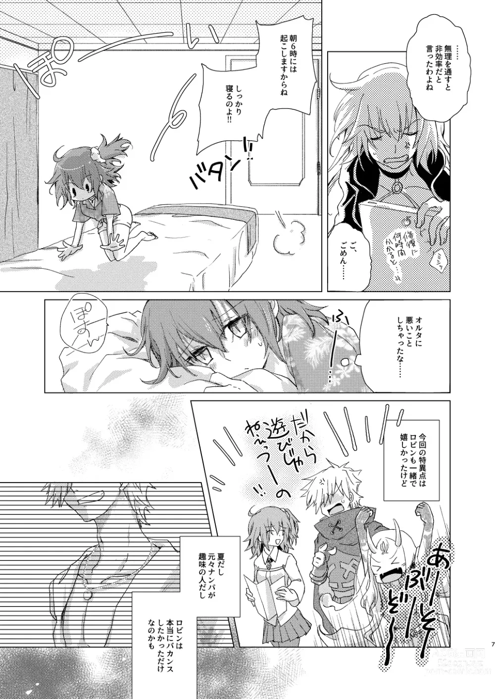 Page 6 of doujinshi Summer Girl wa Dakitsukitai
