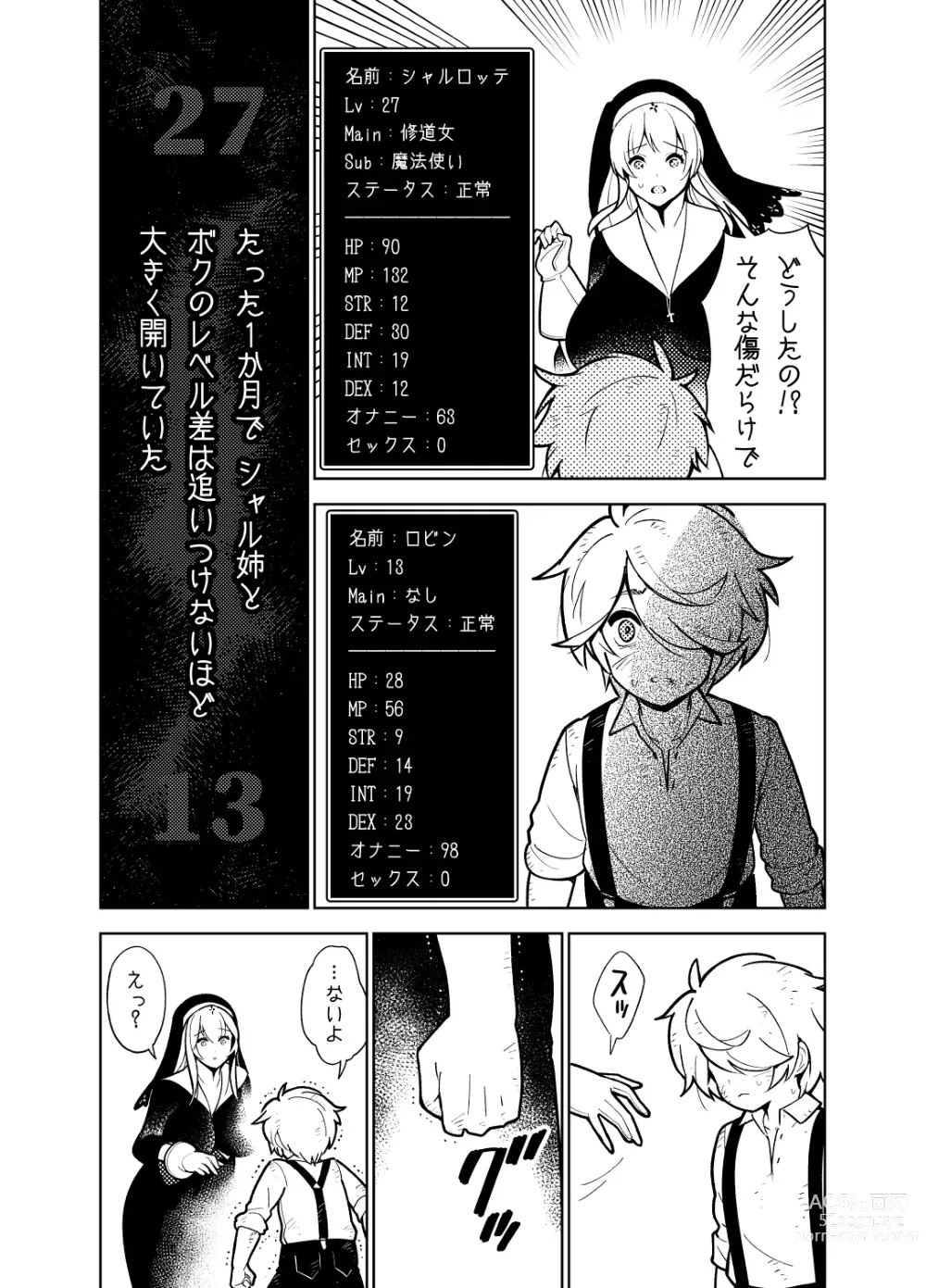 Page 21 of doujinshi Akogare no Onee-chan no Ecchi na Status ga Mieru you ni Nacchatta Boku wa...