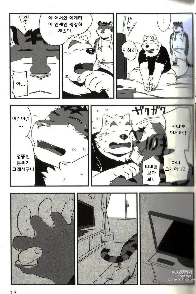Page 12 of doujinshi 모사게와 이게타 2