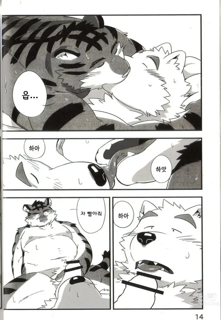 Page 13 of doujinshi 모사게와 이게타 2