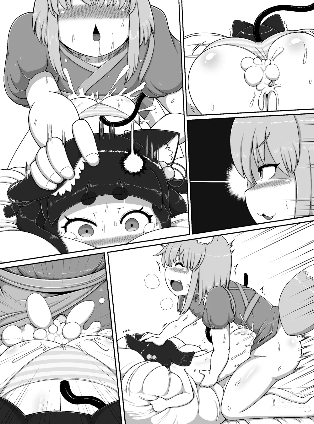 Page 47 of doujinshi Oidemase Kitsuneya -All the customers are my sex treatment masturbators-