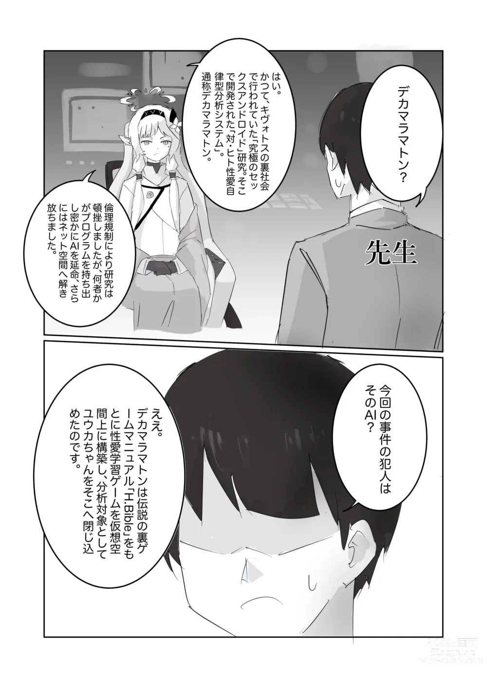Page 22 of doujinshi Heaven Bible ~Seminar Kaikei x VR Game~