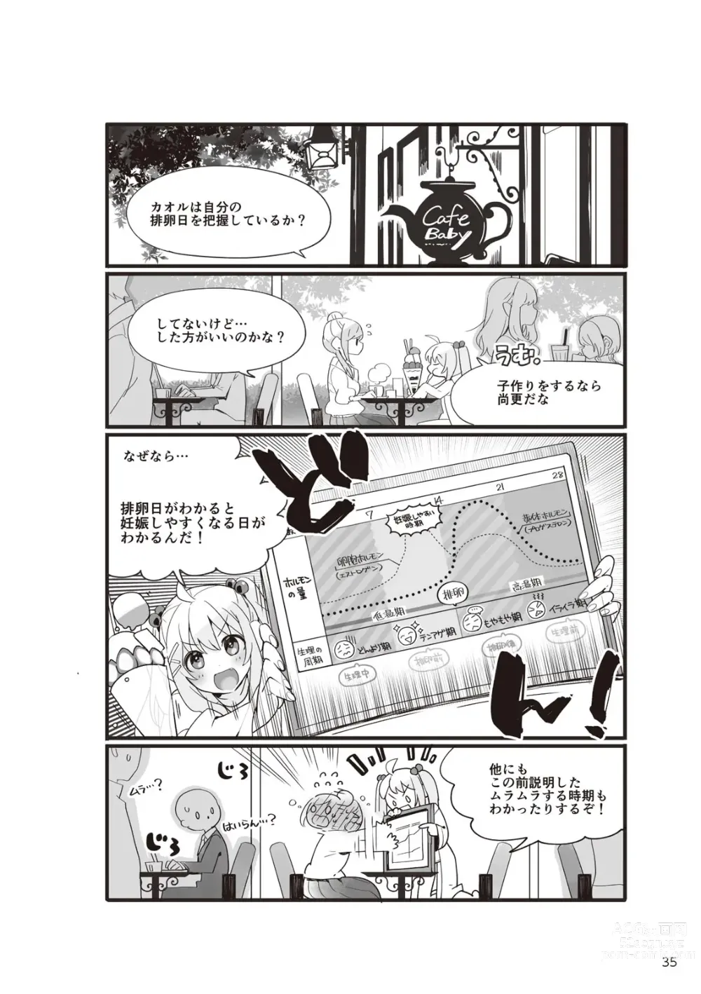 Page 37 of manga Yaranakudemo Manga de Wakaru Seikou to Ninshin Aka-chan no Tsukurikata