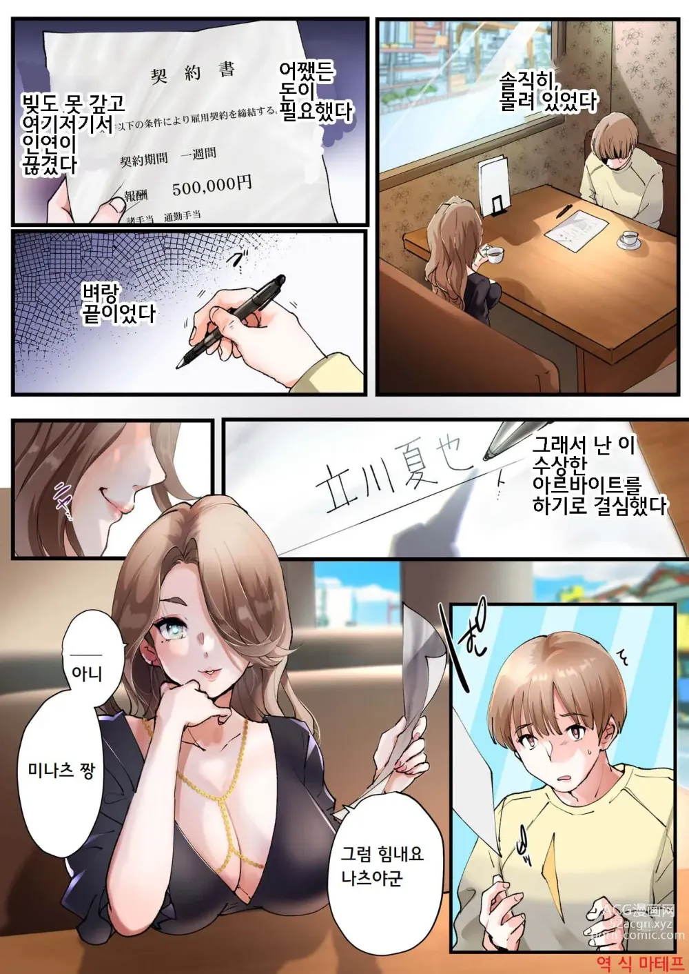 Page 2 of doujinshi TS해서 파파의 야한 딸이 되는 아르바이트 그리고 딸로 타락할 때까지가 세트♥