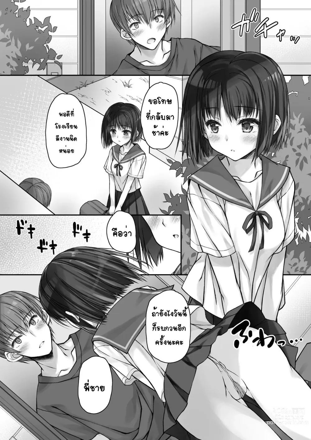 Page 4 of doujinshi Mada Koi mo Shiranai Gimai no Anaru de no Himegoto