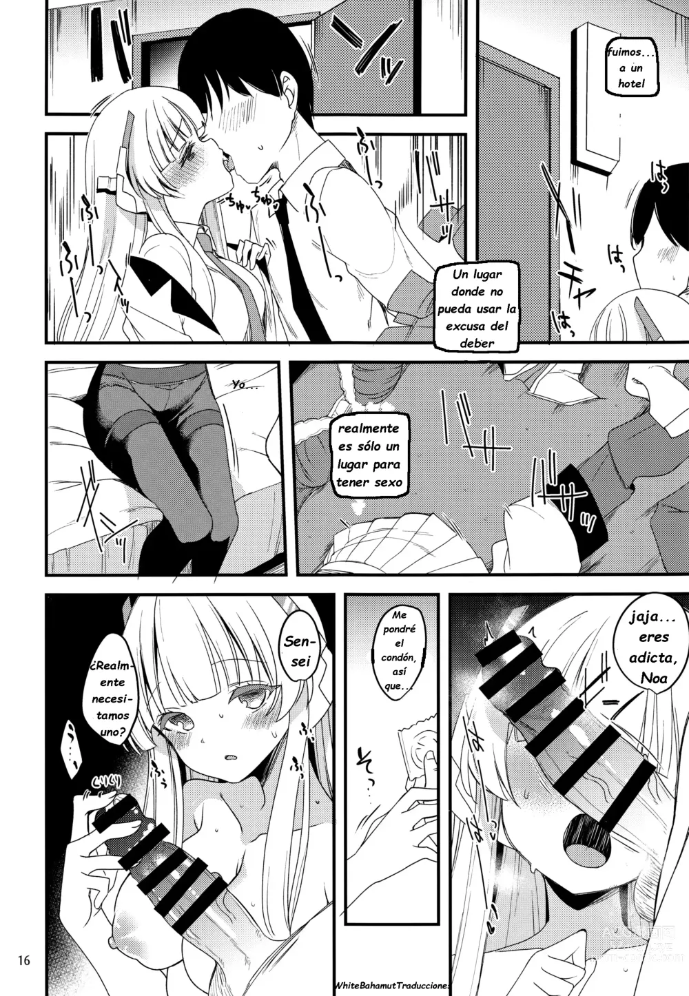 Page 15 of doujinshi Sensei Yuuka-chan ni wa Naisho desu yo?