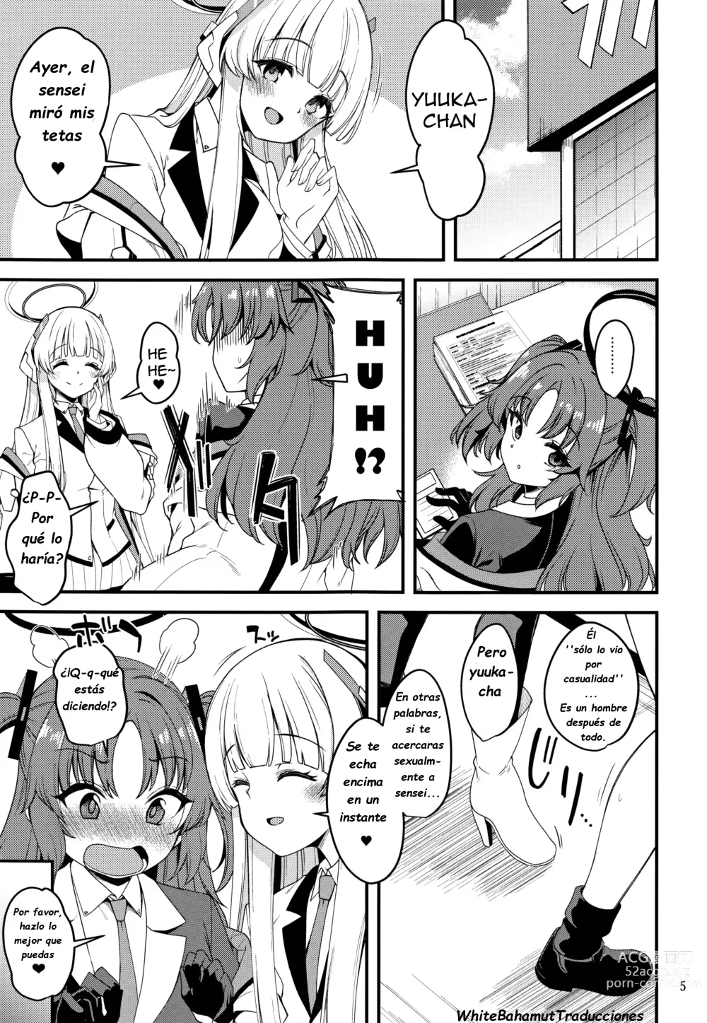 Page 4 of doujinshi Sensei Yuuka-chan ni wa Naisho desu yo?