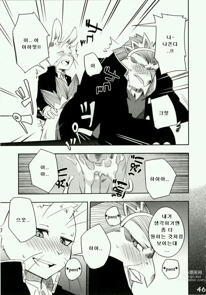 Page 44 of doujinshi Daisukirai (decensored)