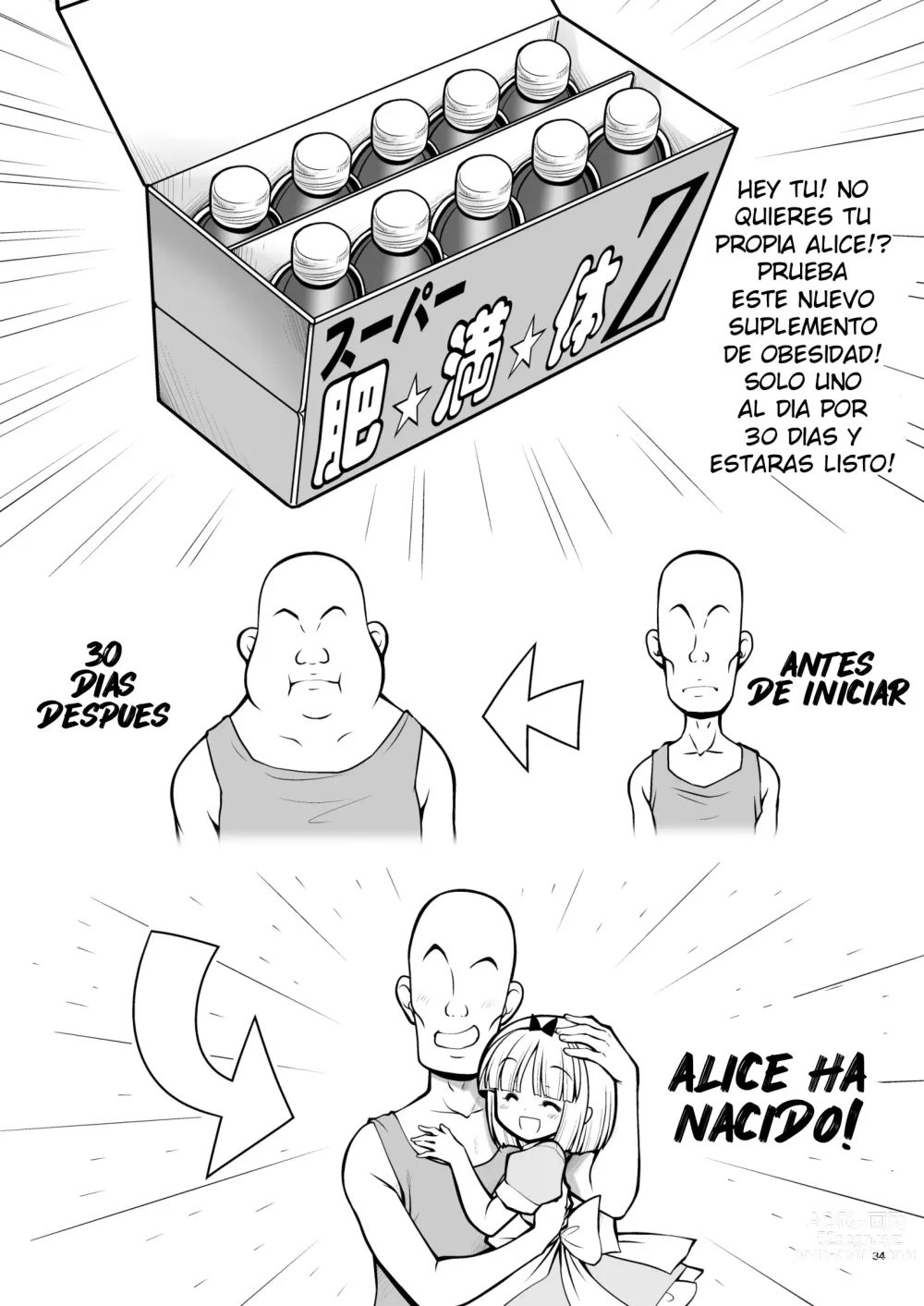 Page 32 of doujinshi Una misteriosa enfermedad que hace que todos sean papás y mamás de Alice