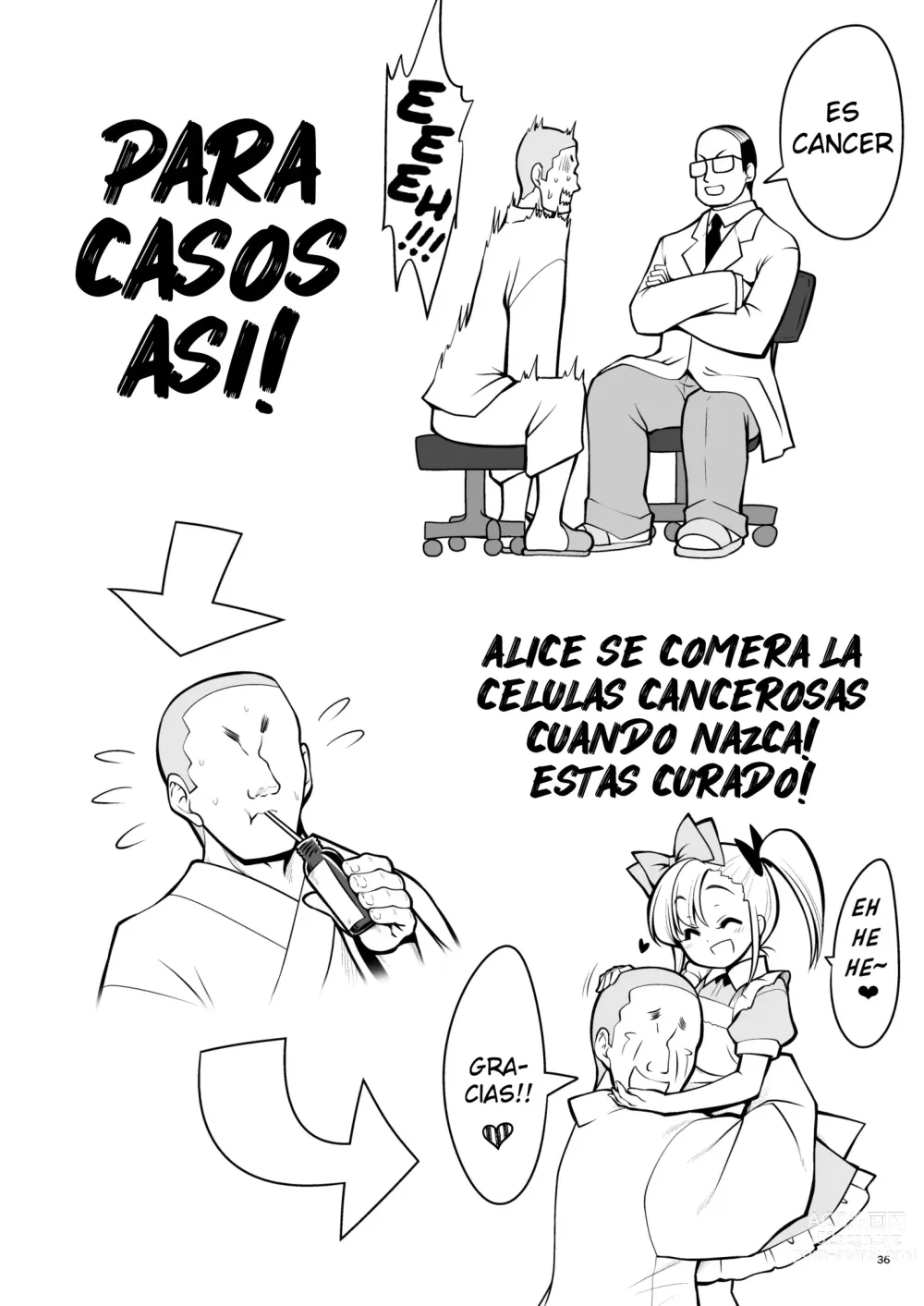 Page 34 of doujinshi Una misteriosa enfermedad que hace que todos sean papás y mamás de Alice