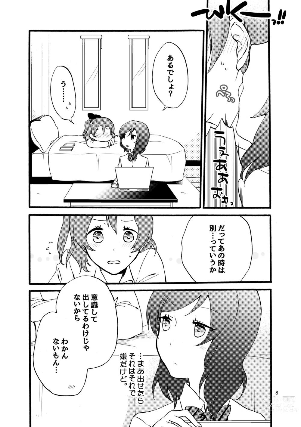 Page 7 of doujinshi Nishikino-shiki Hassei Renshuu - What are the contents of this vocal exercises?