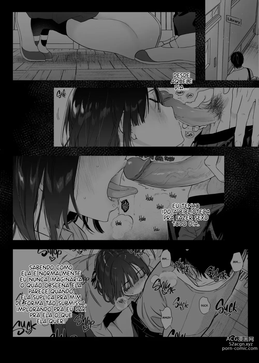 Page 45 of doujinshi Mukuchi na Tosho Iin to Sex Zuke. (decensored)