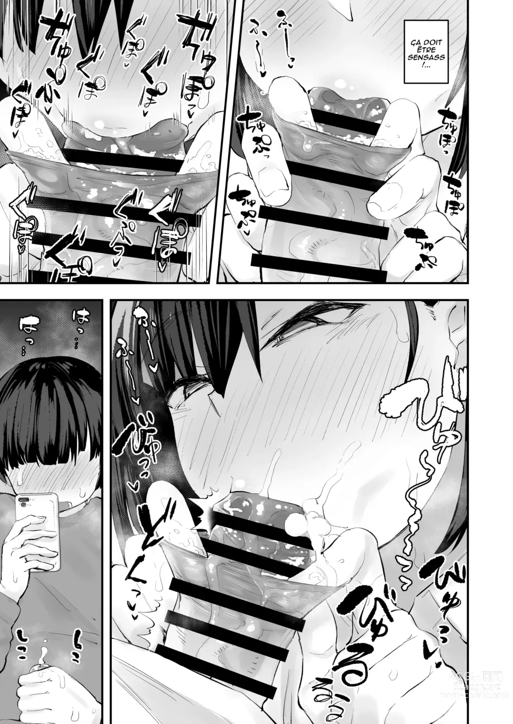 Page 16 of doujinshi Ma camarade de classe surfe sur le Net pour trouver des verges dégueulasses