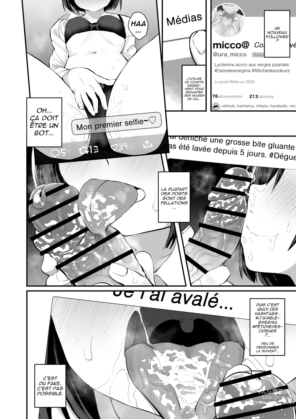 Page 5 of doujinshi Ma camarade de classe surfe sur le Net pour trouver des verges dégueulasses