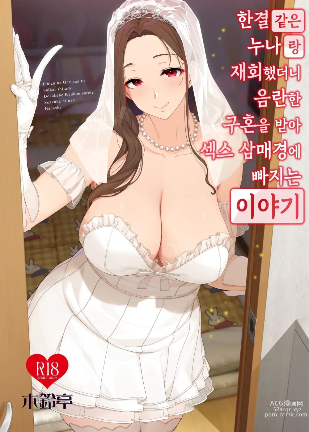 Page 1 of doujinshi 한결같은 누나랑 재회했더니 음란한 구혼을 받아 섹스 삼매경에 빠지는 이야기 (decensored)