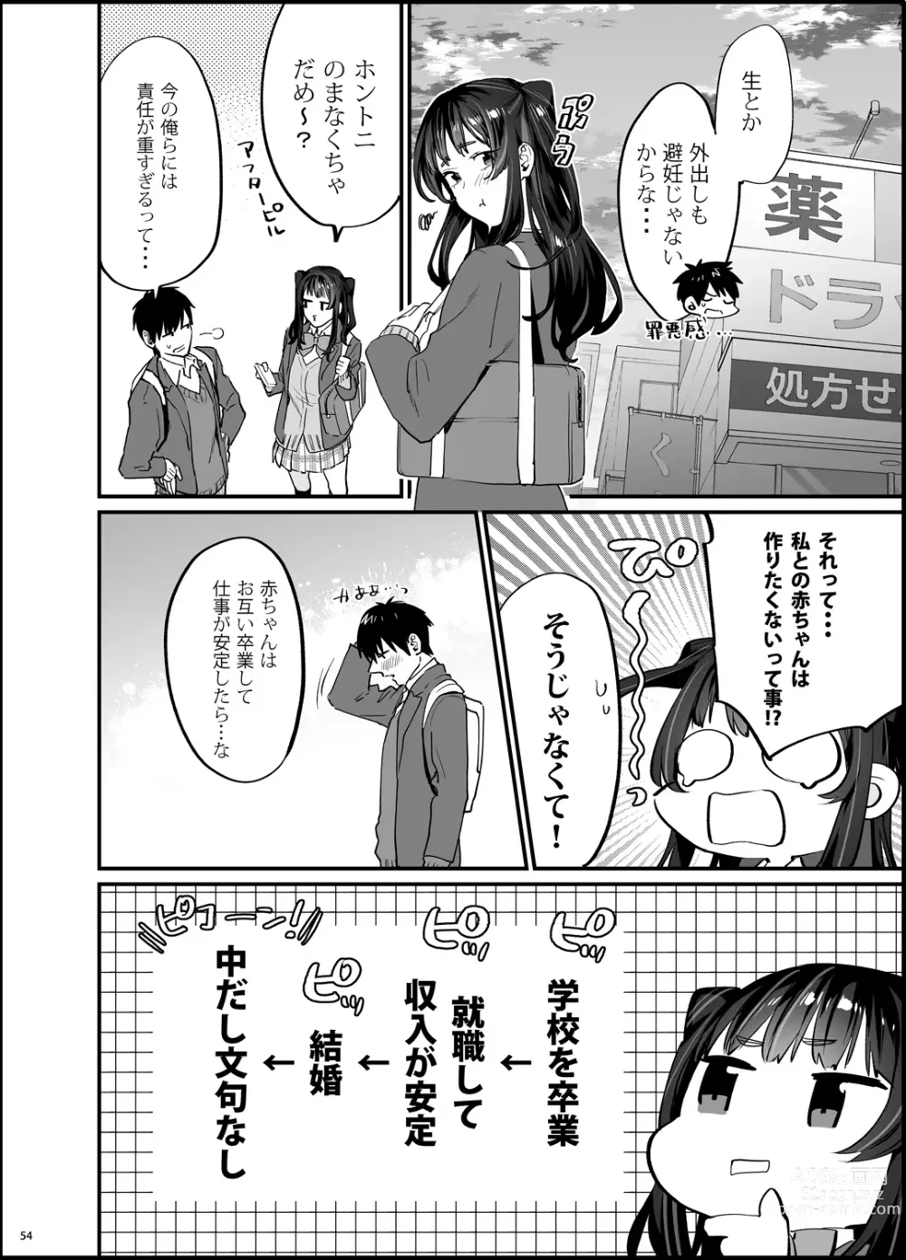 Page 55 of doujinshi Bousou Kanojo ga Yaritangari + China-chan wa Sunao ja Nai