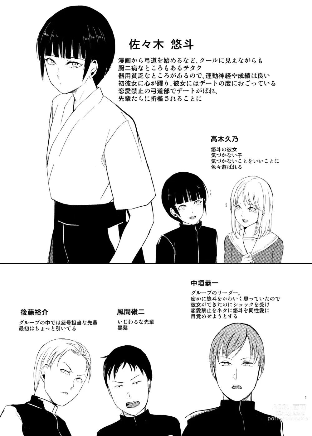 Page 26 of doujinshi Kyudo Danshi x Mesu Ochi Choukyo Soushuuhen