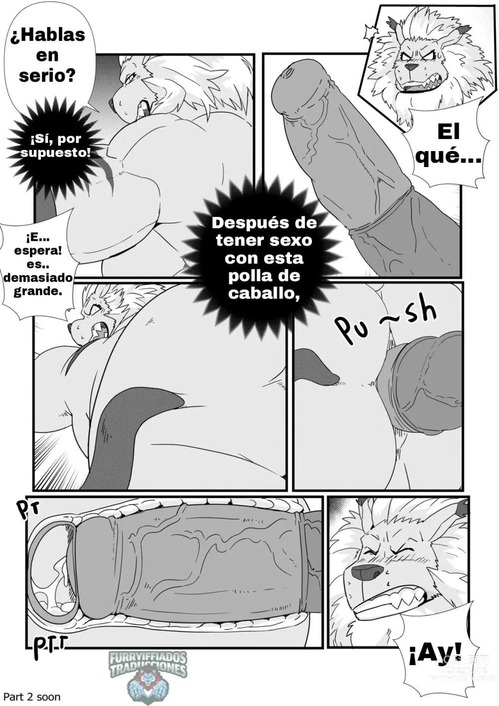 Page 13 of doujinshi Leomon Gainer With Virus