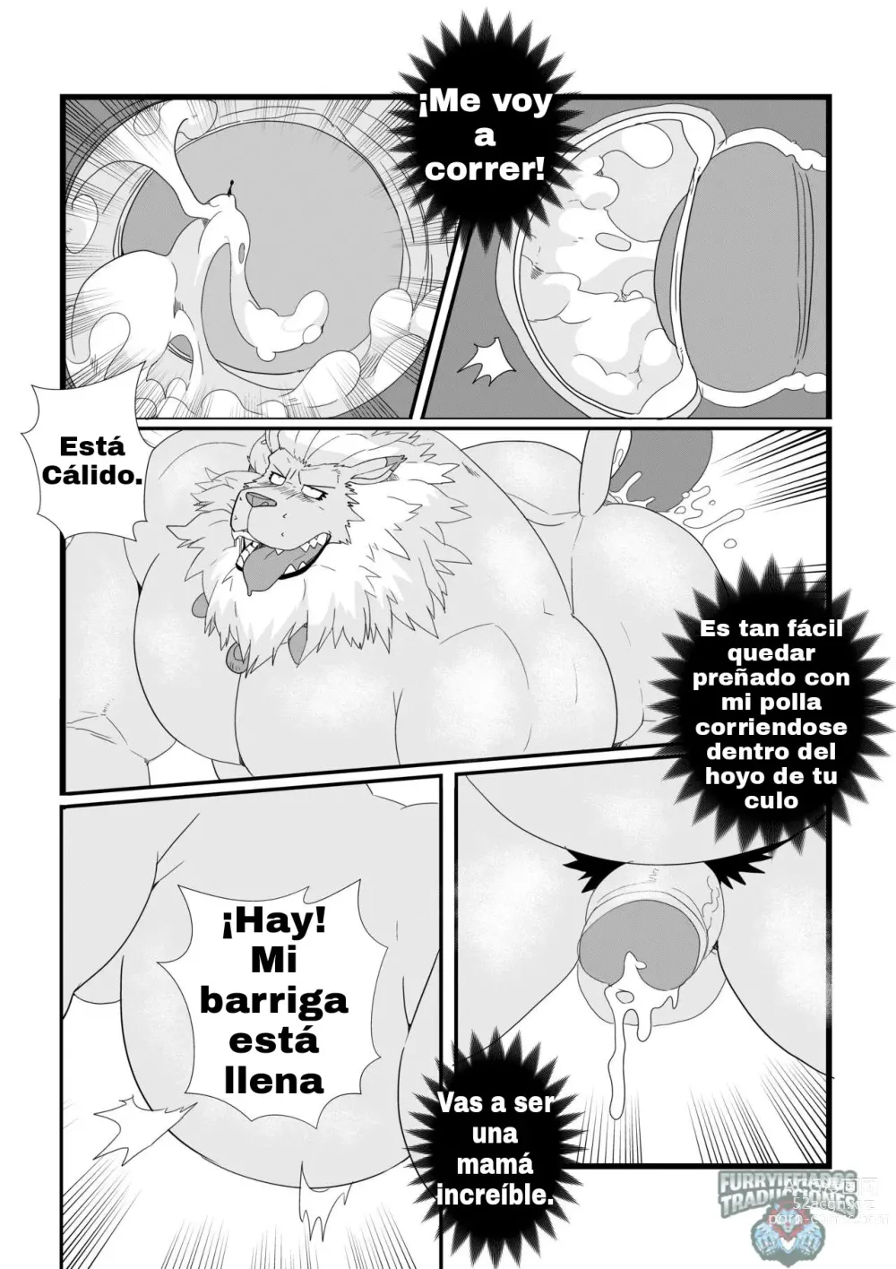 Page 16 of doujinshi Leomon Gainer With Virus