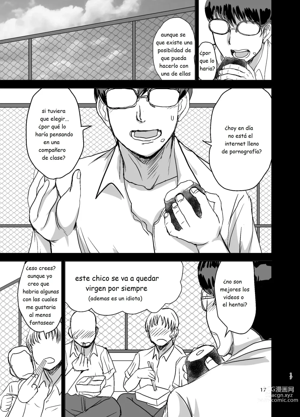 Page 18 of doujinshi Hice que mi Compañera de Pechos Grandes se Convirtiera en mi Amiga Sexual 01