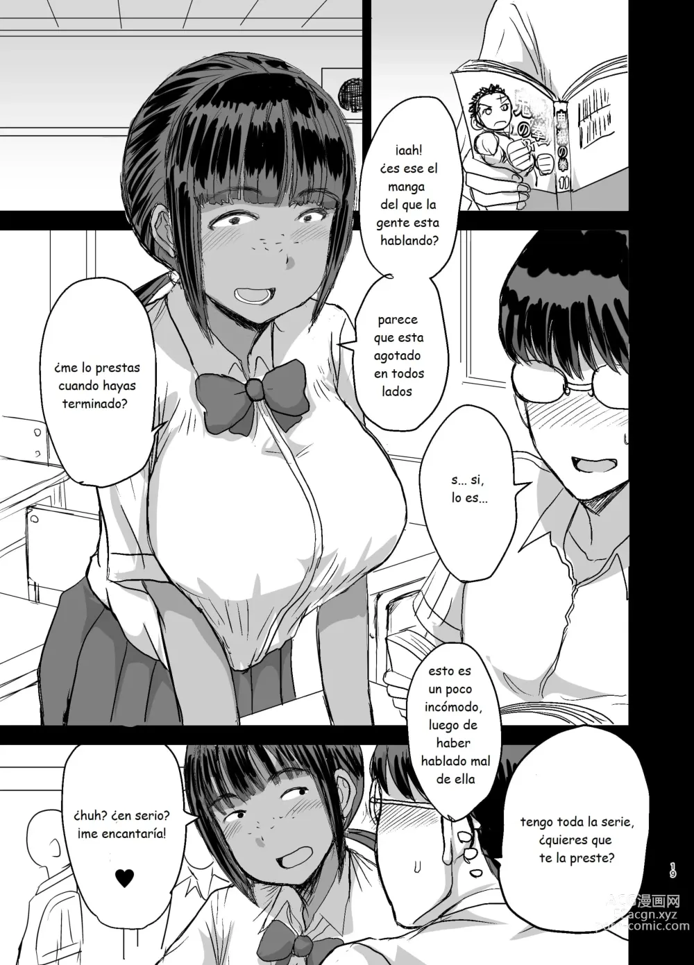 Page 20 of doujinshi Hice que mi Compañera de Pechos Grandes se Convirtiera en mi Amiga Sexual 01