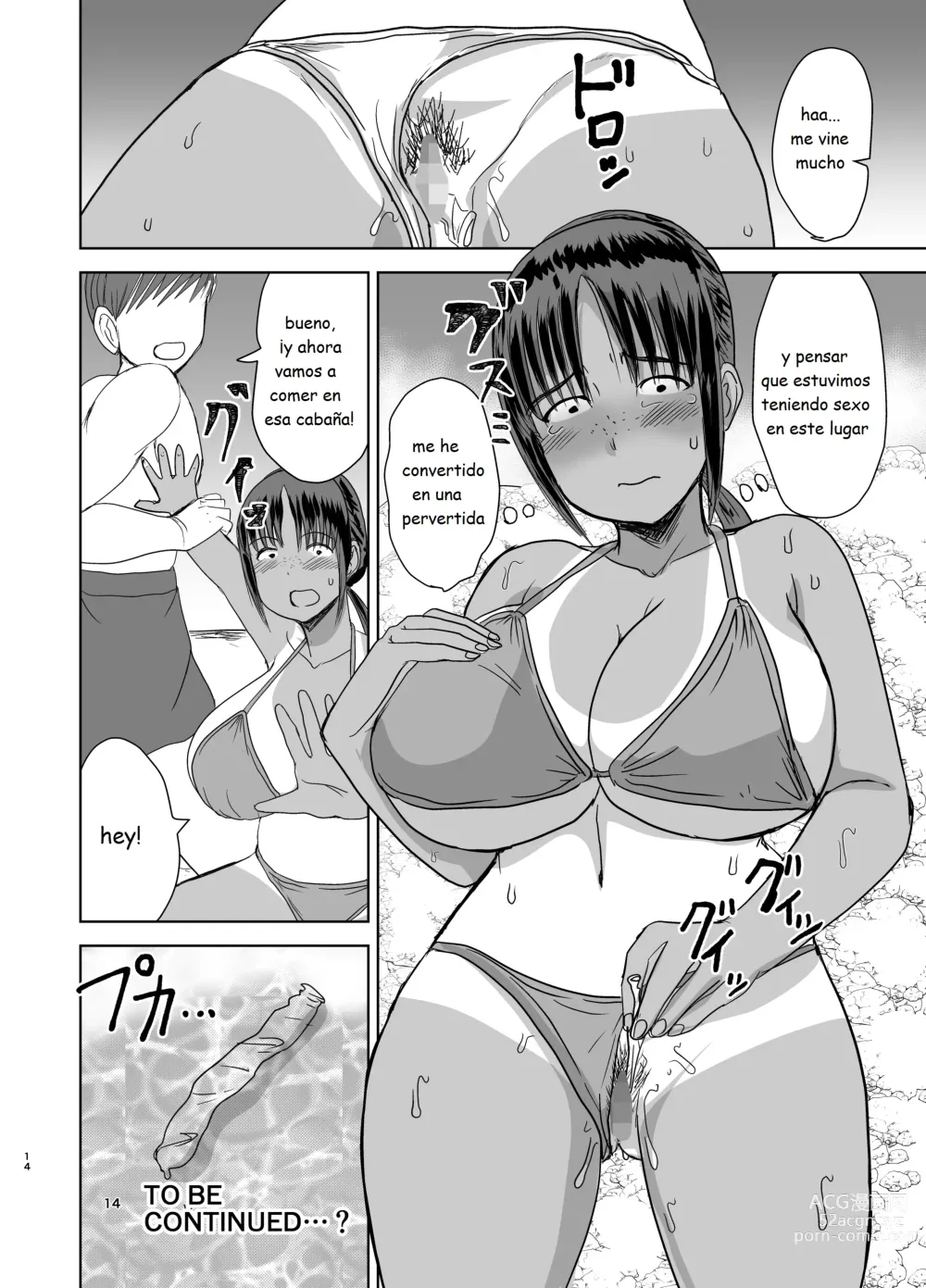 Page 15 of doujinshi Hice que mi Compañera de Pechos Grandes se Convirtiera en mi Amiga Sexual 02