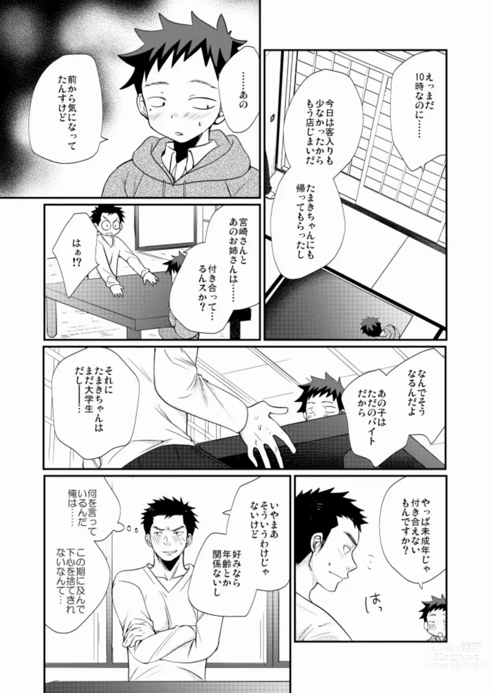Page 15 of doujinshi Wakeari Shounen
