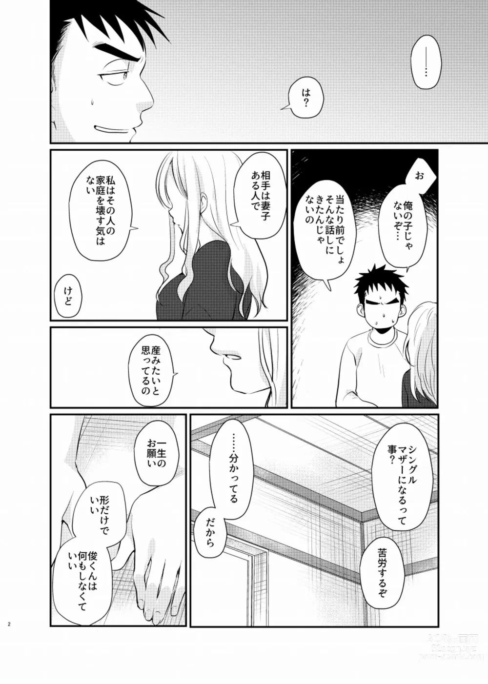 Page 3 of doujinshi Shiawase Shounen