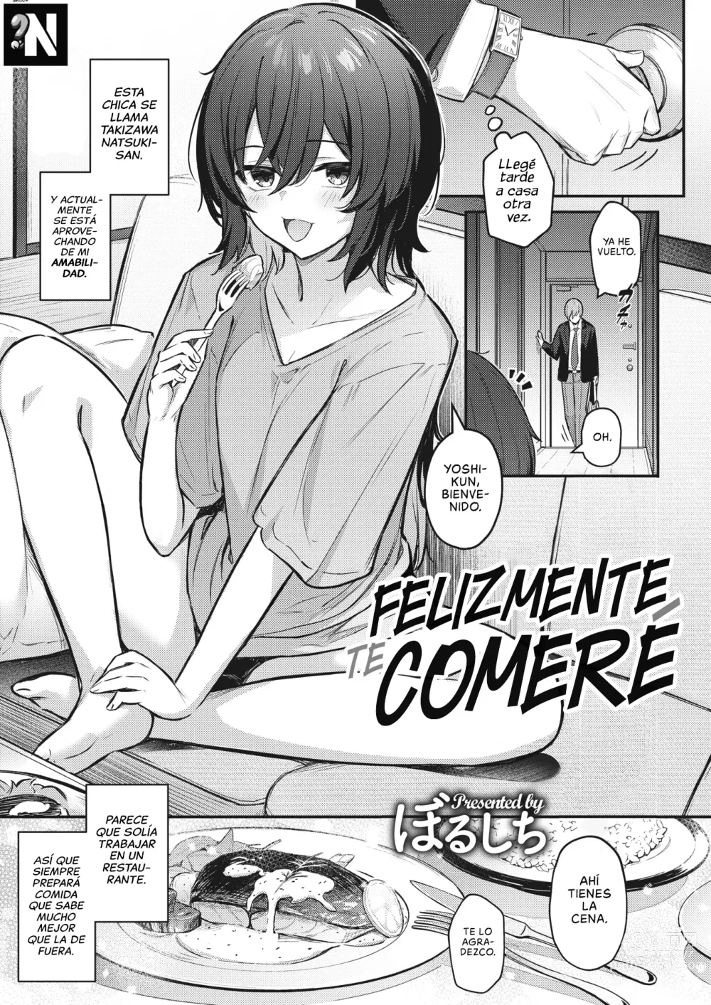 Page 1 of manga Felizmente te Comeré