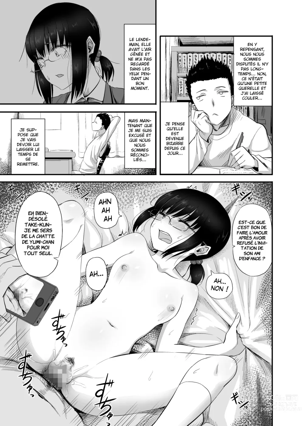 Page 4 of doujinshi Jimi de Majime na Osananajimi ga Class no Yankee ni Omocha ni Sarete Ita Hanashi