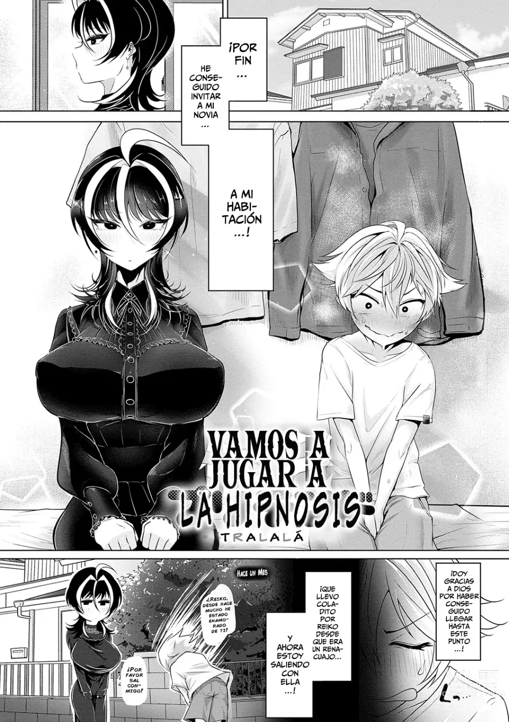 Page 1 of manga Vamos a Jugar a La Hipnosis, Tralalá