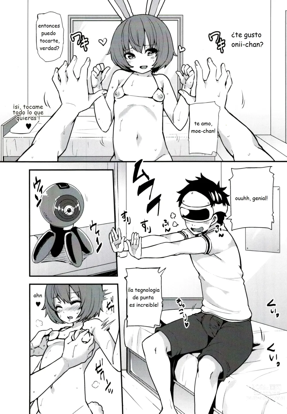 Page 2 of doujinshi Rina to Onii-chan no Ikenai Ojikan