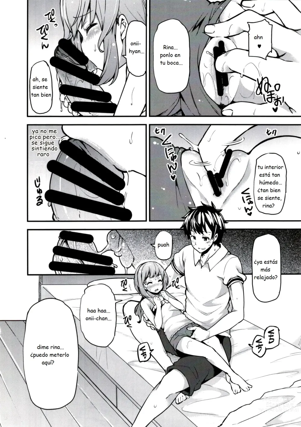 Page 11 of doujinshi Rina to Onii-chan no Ikenai Ojikan