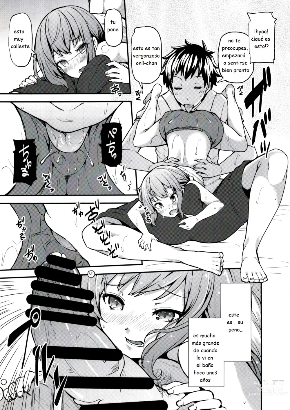 Page 10 of doujinshi Rina to Onii-chan no Ikenai Ojikan