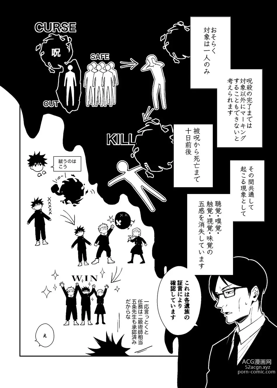 Page 7 of doujinshi Kurakute Shizukade, Sore kara