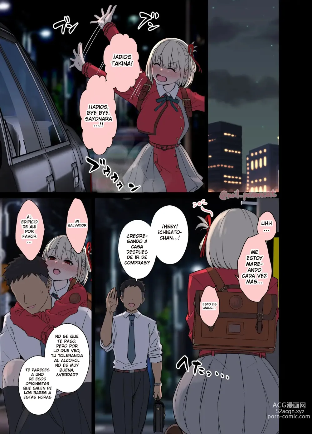 Page 4 of doujinshi Una historia sobre cosas malas que le hice a una Nishikigi Chisato Borracha