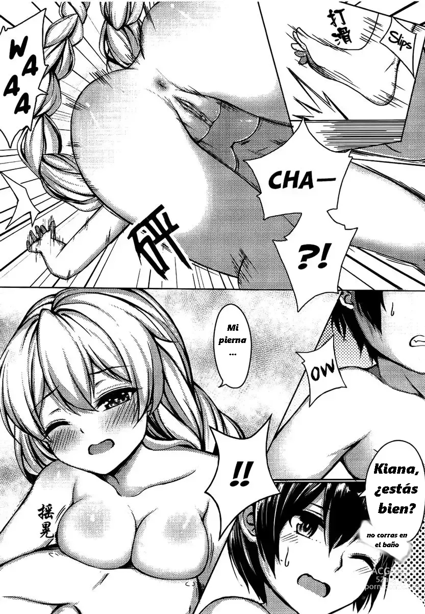 Page 6 of doujinshi Incidente en las aguas termales de Kiana