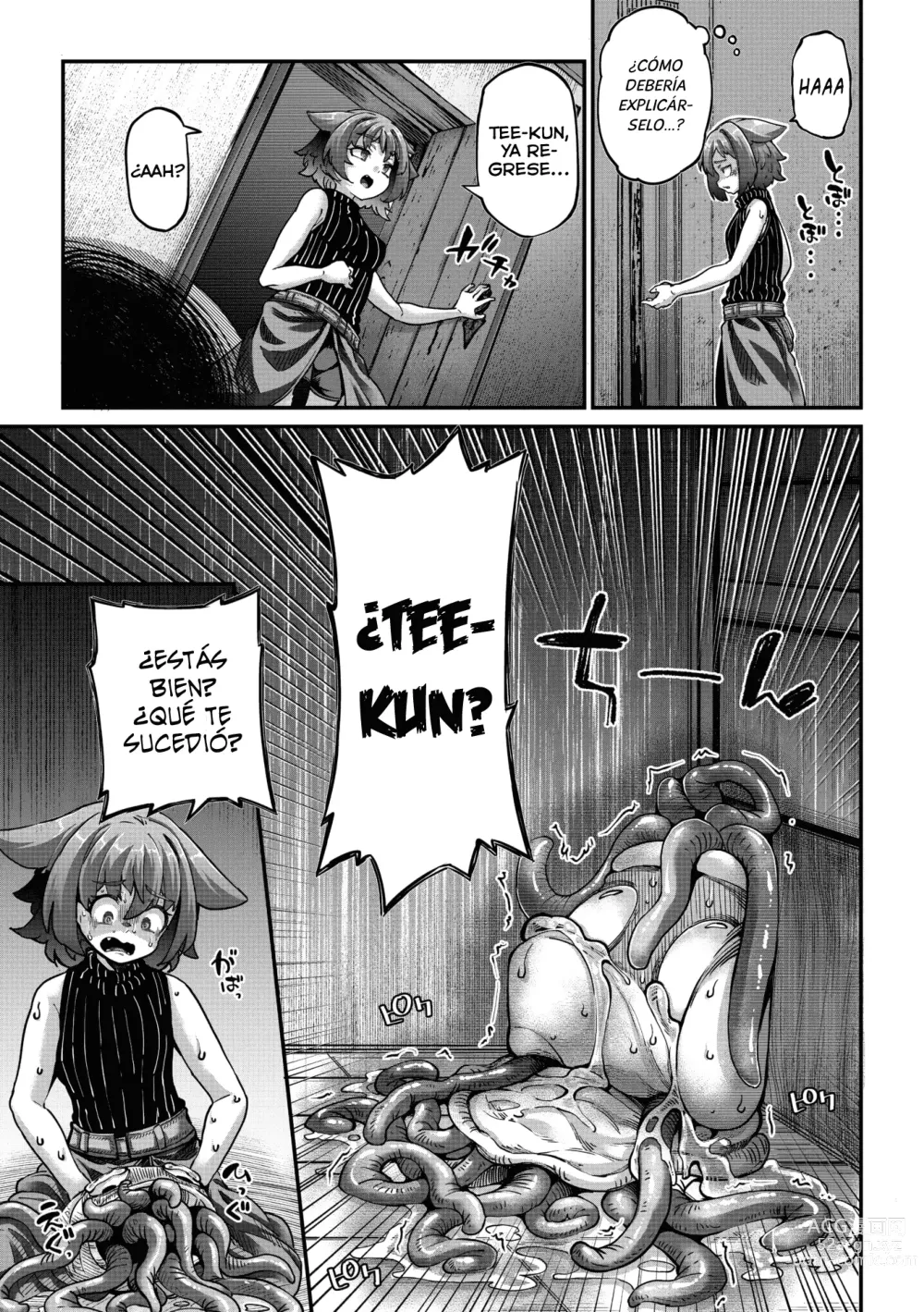 Page 24 of manga La guerrera y el tentáculo Cap 03 Monje-chan y Tentaculo Blindado-kun
