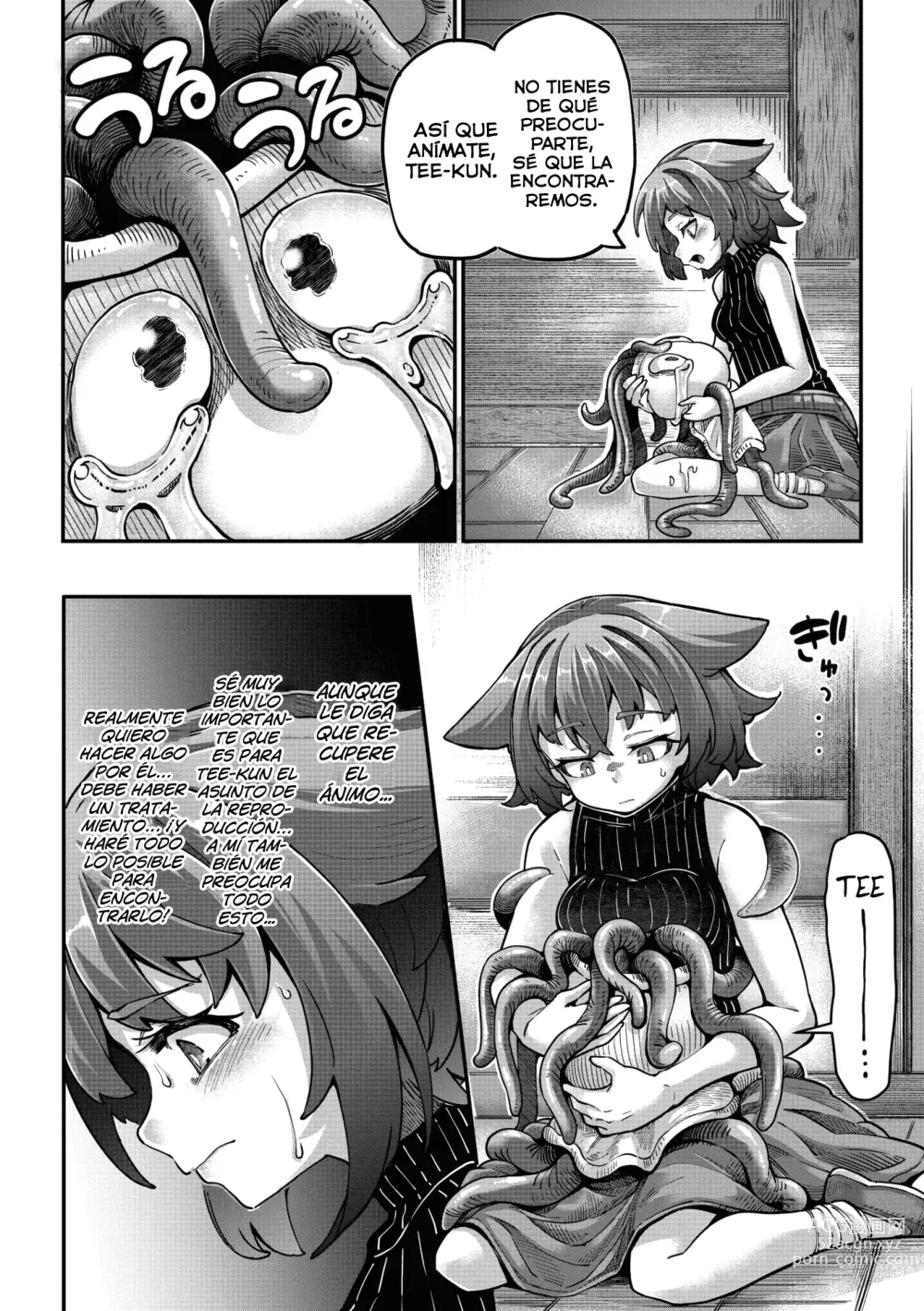 Page 26 of manga La guerrera y el tentáculo Cap 03 Monje-chan y Tentaculo Blindado-kun