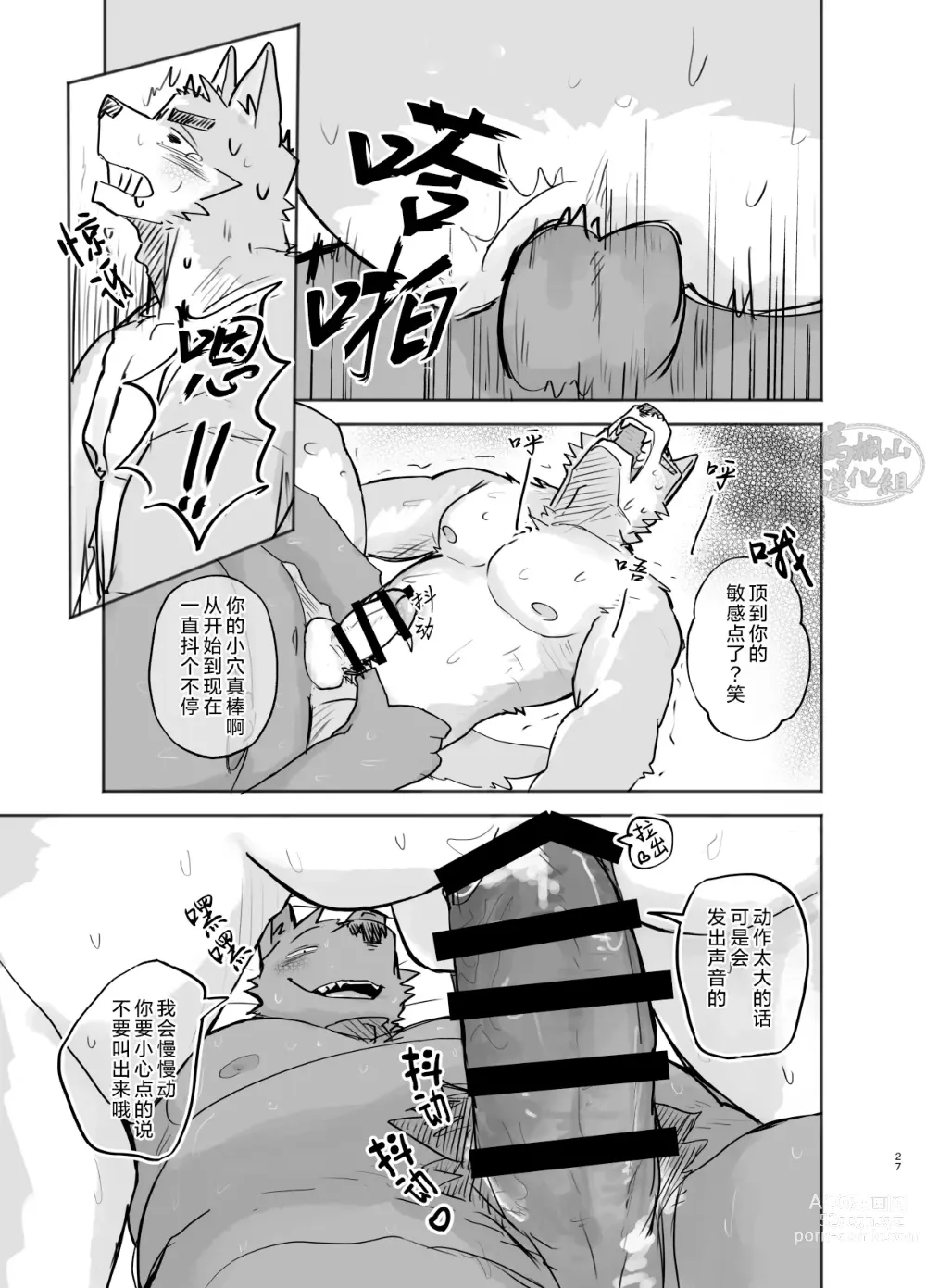 Page 27 of doujinshi 温泉野合时