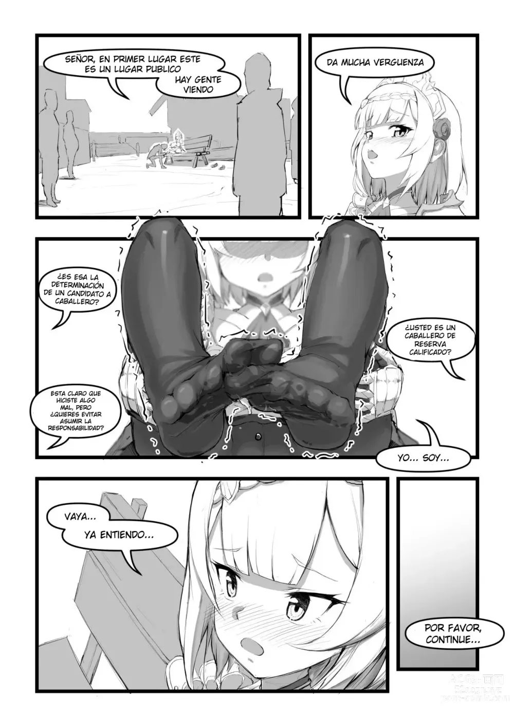 Page 8 of doujinshi Noelle Siao Jieh Wu Fa Jyu Jyueh!!