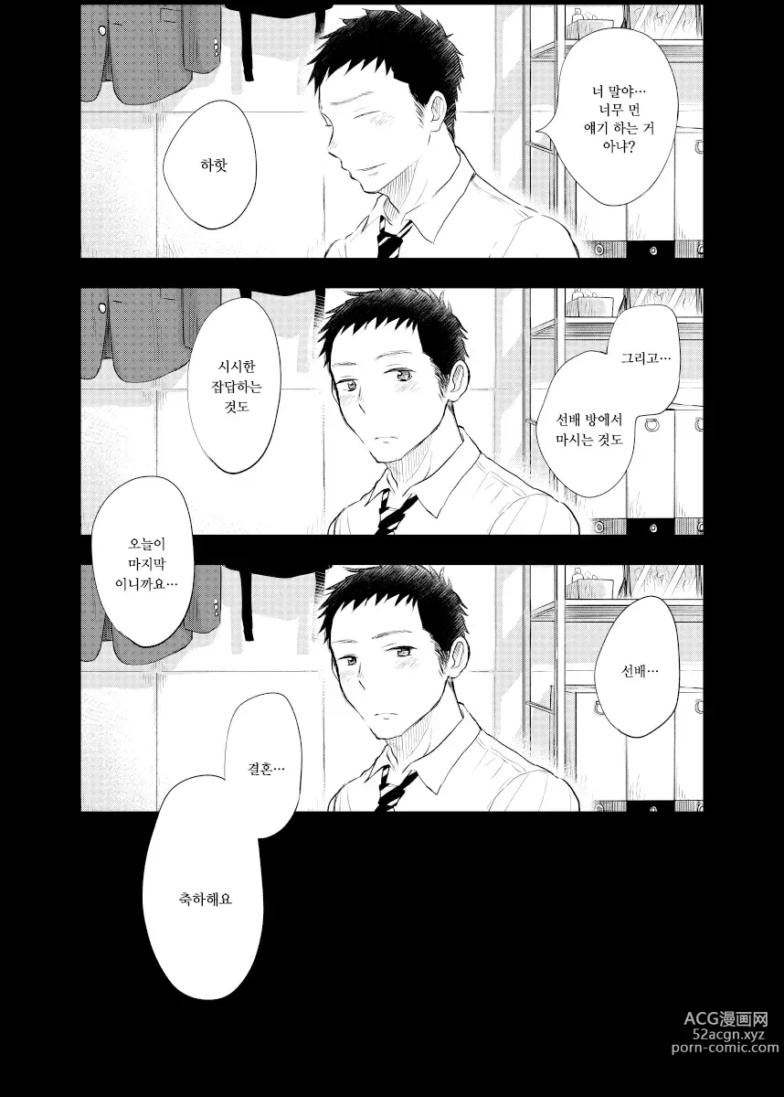 Page 6 of doujinshi 선배를 요바이한 이야기.