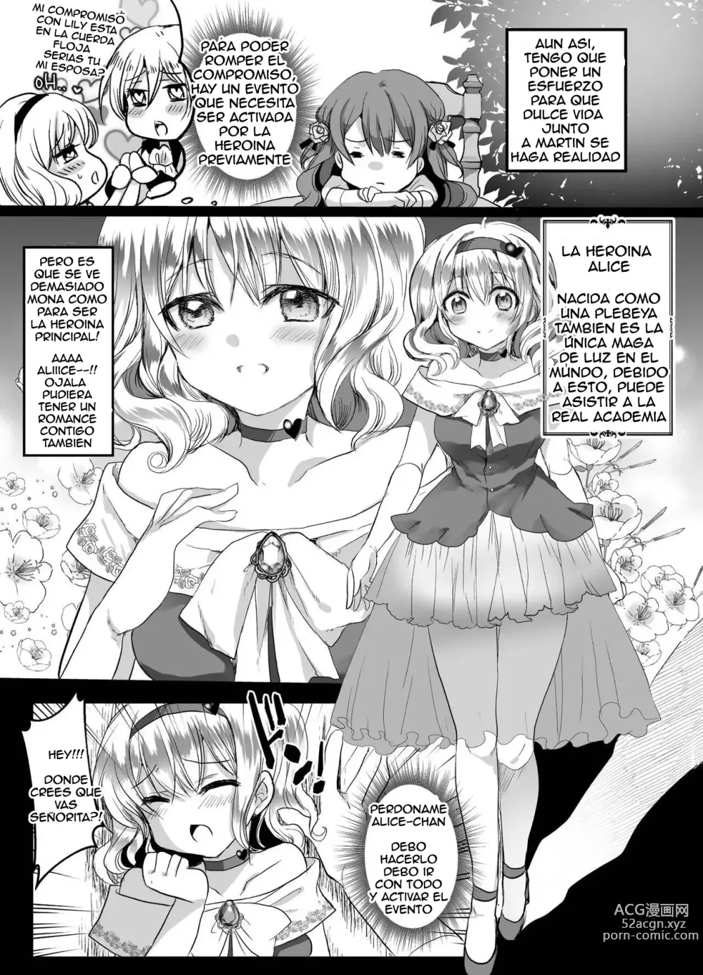 Page 11 of doujinshi Colegiala fangirl de NPCs reencarna como la hija de la villana ~La Tragedia~ Parte 1