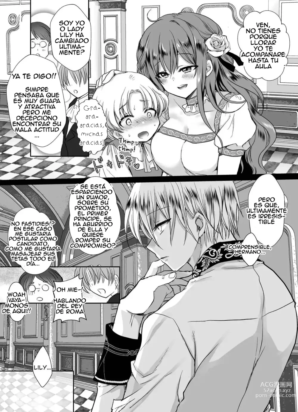 Page 15 of doujinshi Colegiala fangirl de NPCs reencarna como la hija de la villana ~La Tragedia~ Parte 1