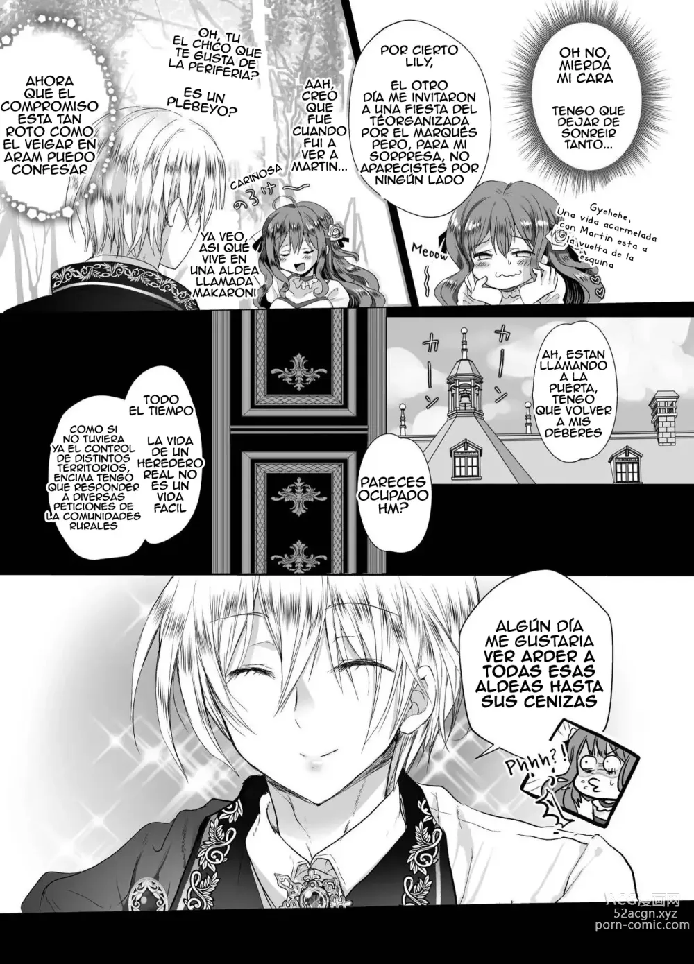 Page 17 of doujinshi Colegiala fangirl de NPCs reencarna como la hija de la villana ~La Tragedia~ Parte 1