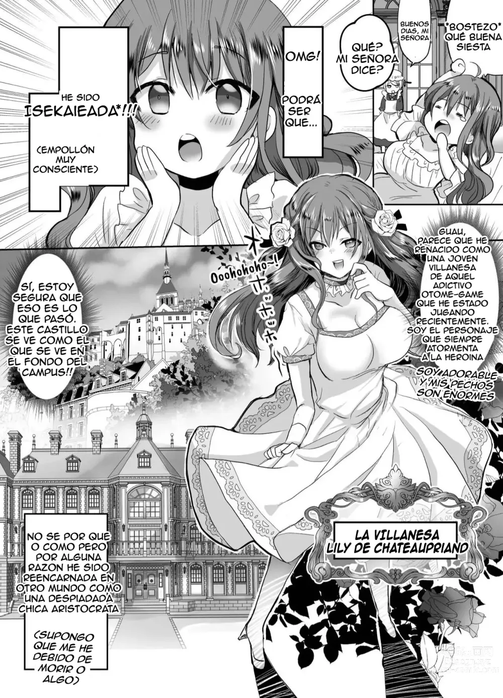 Page 3 of doujinshi Colegiala fangirl de NPCs reencarna como la hija de la villana ~La Tragedia~ Parte 1