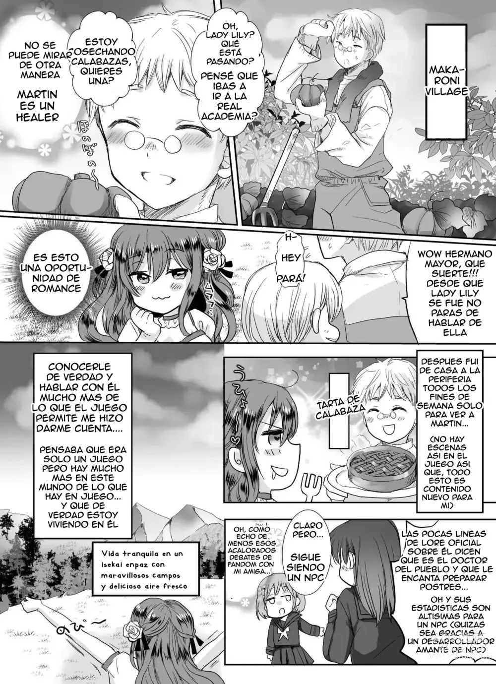 Page 7 of doujinshi Colegiala fangirl de NPCs reencarna como la hija de la villana ~La Tragedia~ Parte 1