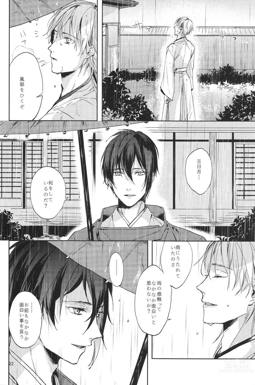 Page 23 of doujinshi Kimi no ude no naka de kogoeru fuyu o sugosou