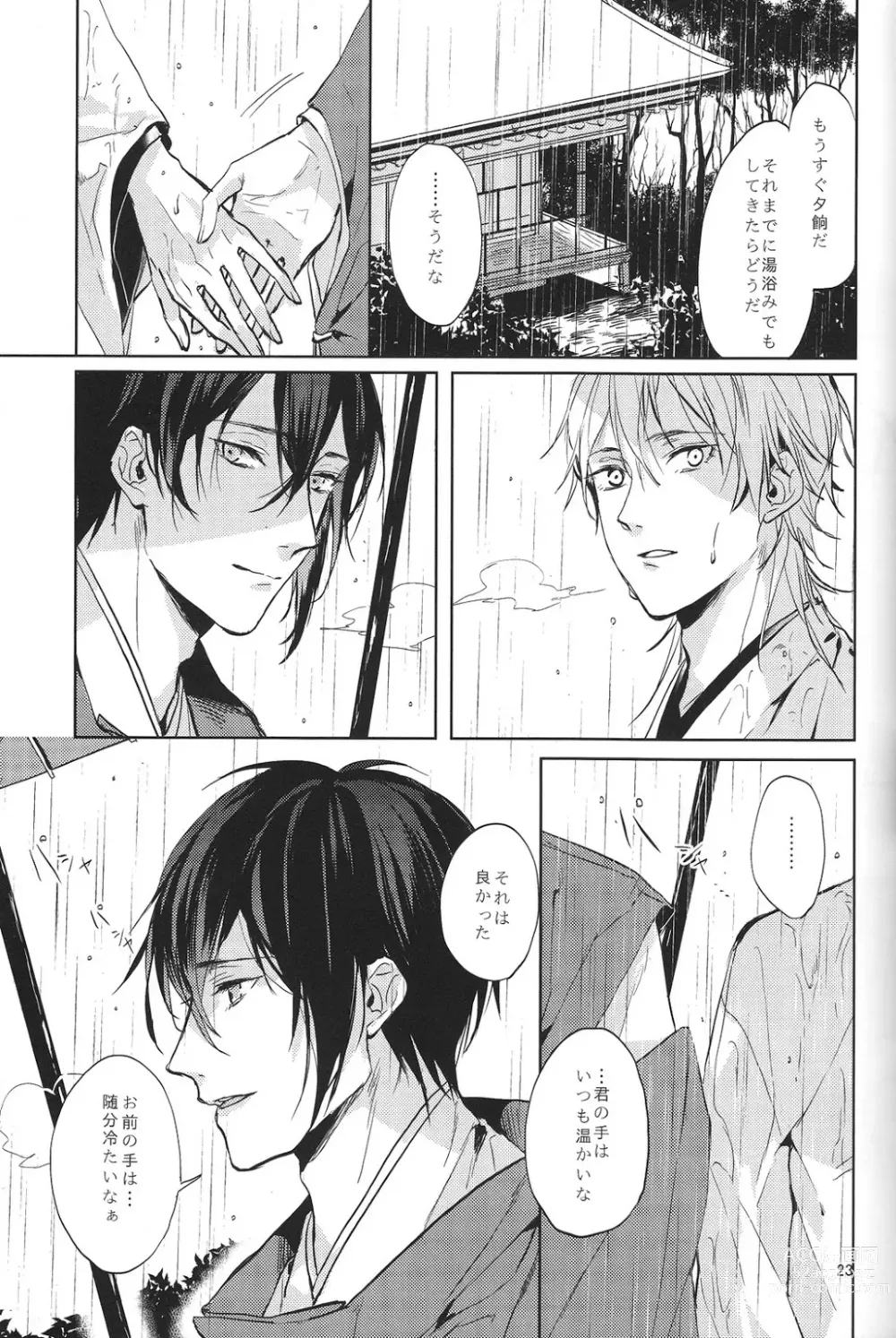 Page 24 of doujinshi Kimi no ude no naka de kogoeru fuyu o sugosou