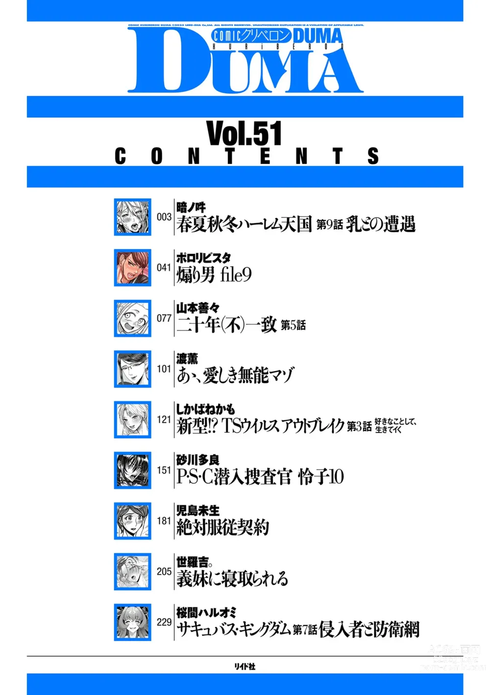 Page 2 of manga COMIC Kuriberon DUMA 2023-08 Vol.51